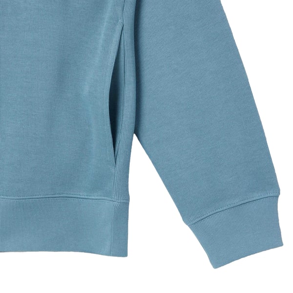 Lacoste Mens Interlock Quarter Zip Sweatshirt