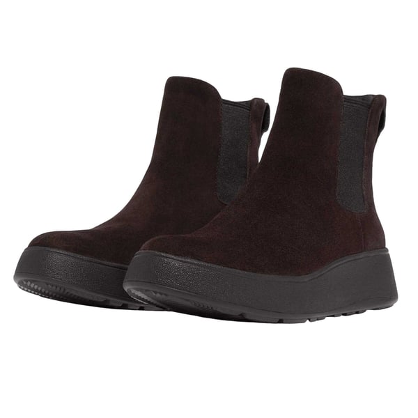 Fit Flop Womens/Ladies F-Mode Suede Flatform Chelsea Boots
