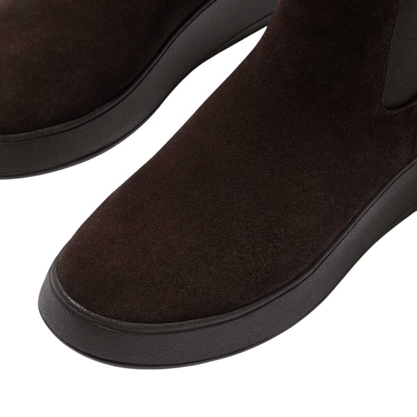 Fit Flop Womens/Ladies F-Mode Suede Flatform Chelsea Boots