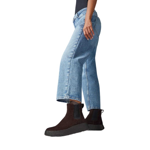 Fit Flop Womens/Ladies F-Mode Suede Flatform Chelsea Boots