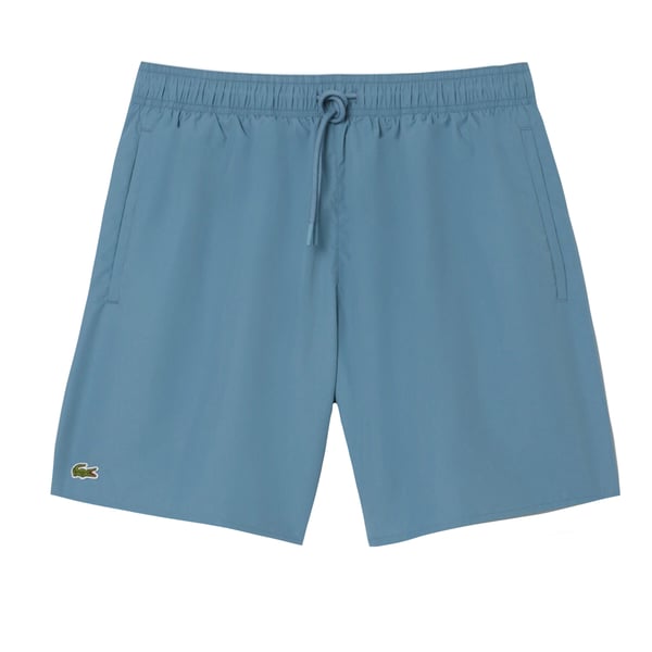 Lacoste Mens Monochrome Mid Length Swimming Trunks