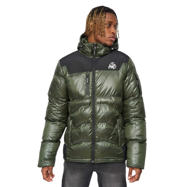 Kings Will Dream Mens Ascend Colour Block Puffer Jacket