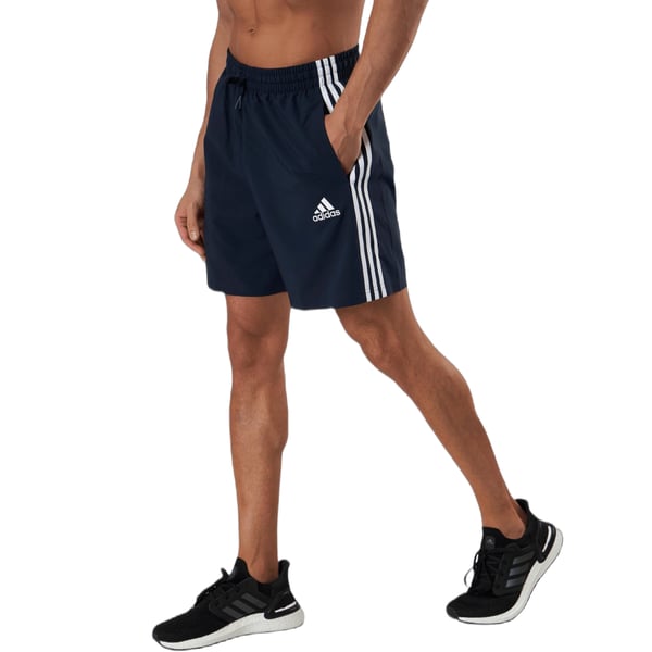Adidas Mens Essentials Chelsea Aeroready 3 Stripes Shorts