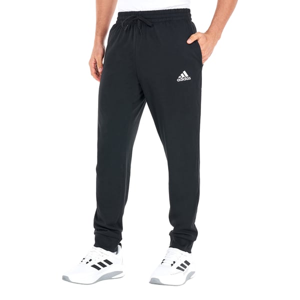 Adidas Mens Essentials Single Jersey Tapered Leg Jogging Bottoms