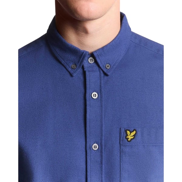 Lyle & Scott Mens Plain Flannel Shirt