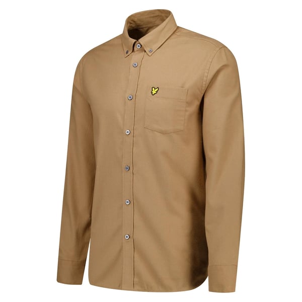 Lyle & Scott Mens Plain Flannel Shirt