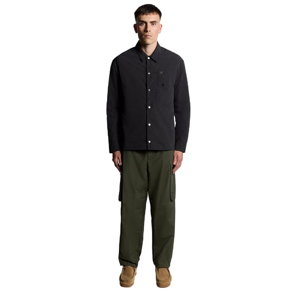 Lyle & Scott Mens Crinkle Oversized Shirt