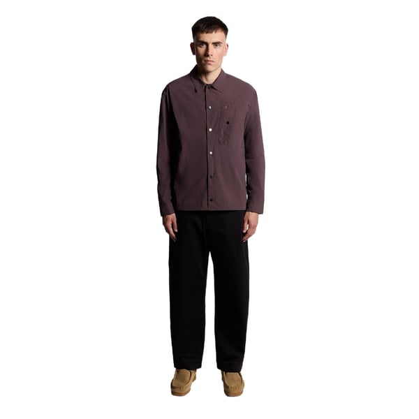 Lyle & Scott Mens Crinkle Oversized Shirt
