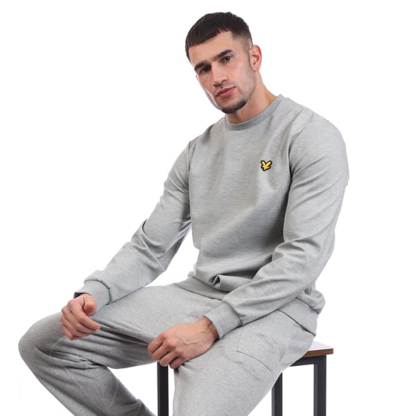 Lyle & Scott Mens Fly Fleece Crew Neck Sweatshirt