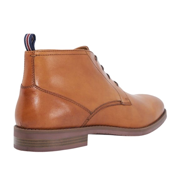 Dune London Mens Minato Leather Lace Up Ankle Boots