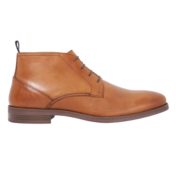Dune London Mens Minato Leather Lace Up Ankle Boots