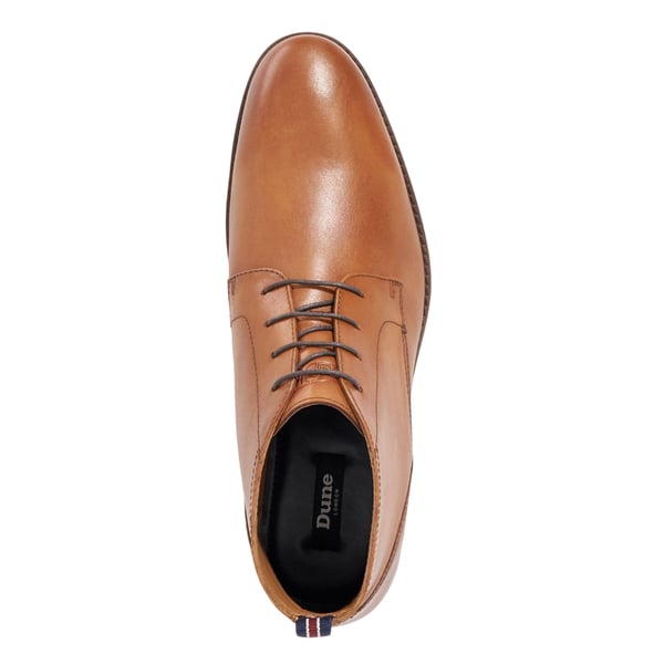 Dune London Mens Minato Leather Lace Up Ankle Boots