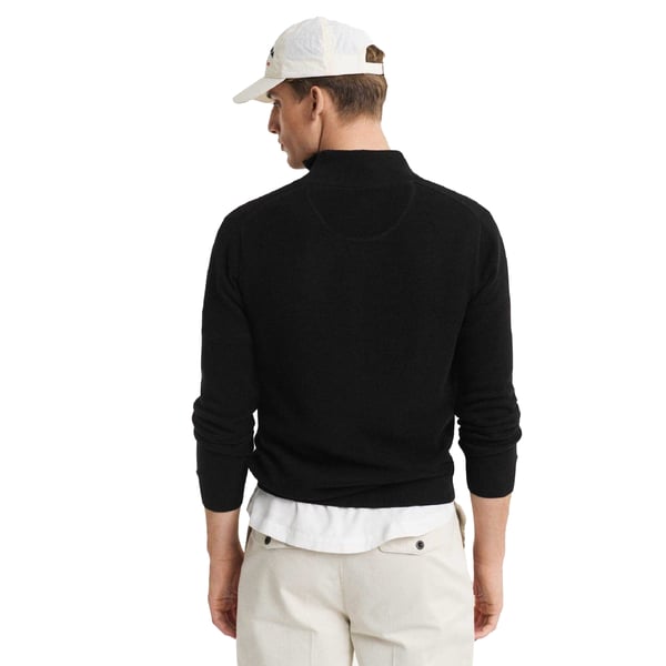 Gant Mens Cotton Pique Half Zip Fleece