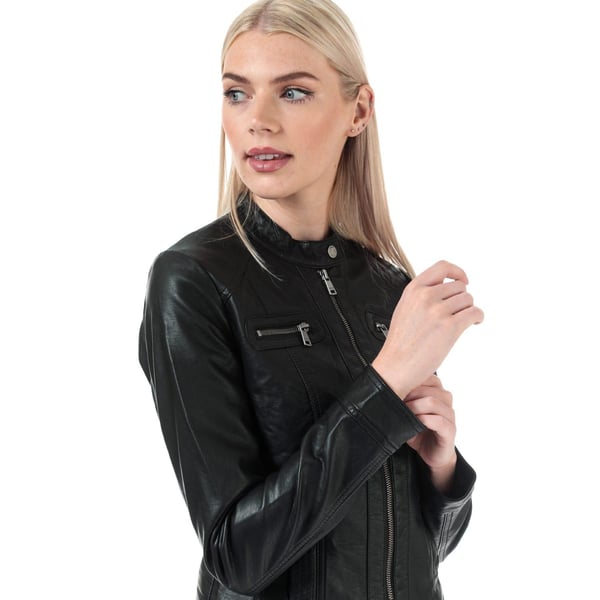 Only Womens/Ladies Bandit Faux Leather Biker Jacket