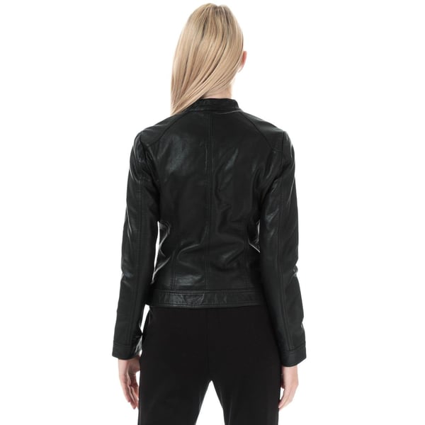 Only Womens/Ladies Bandit Faux Leather Biker Jacket