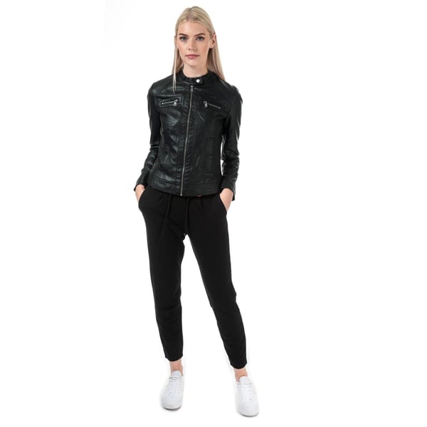 Only Womens/Ladies Bandit Faux Leather Biker Jacket