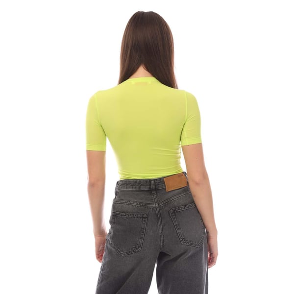 Off White Womens/Ladies Off Stamp Sec Skin Crew Neck T-Shirt