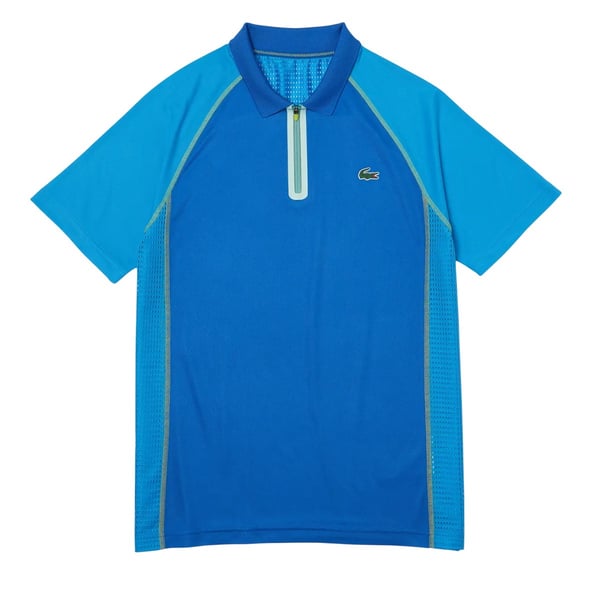 Lacoste Herr Tennis Pikétröja i Återvunnen Polyester