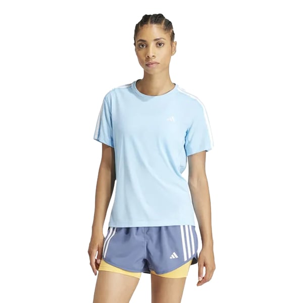 Adidas Womens/Ladies Own The Run Stripe T-Shirt
