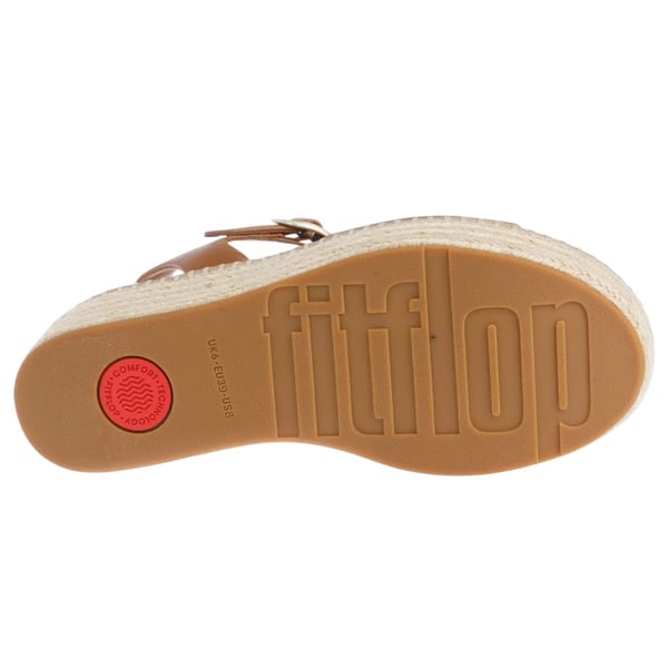 FitFlop Womens/Ladies Eloise Leather Backstrap Wedge Espadrilles