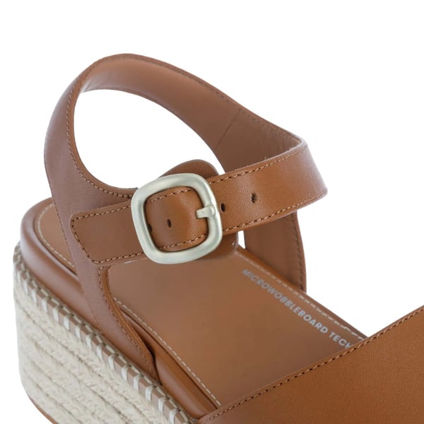 FitFlop Womens/Ladies Eloise Leather Backstrap Wedge Espadrilles