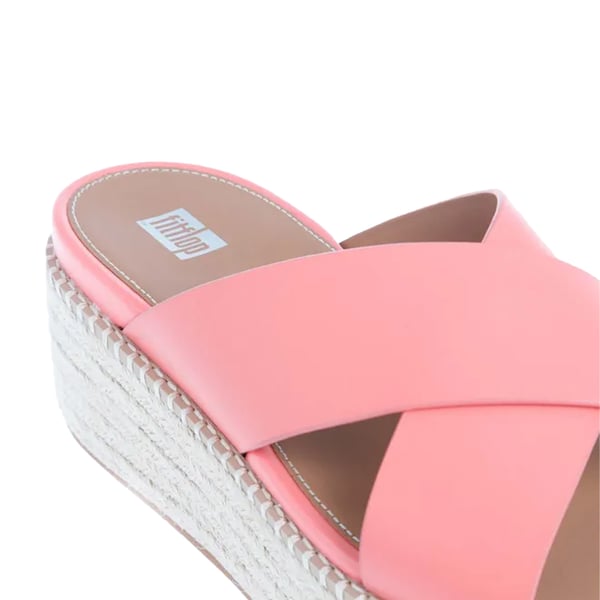 FitFlop Womens/Ladies Eloise Espadrille Cross Leather Wedge Heel Sandals