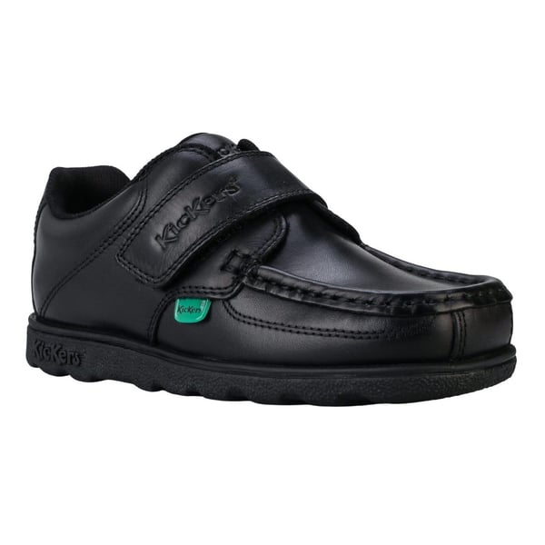 Kickers Boys Fragma Lo Leather Straps Shoes