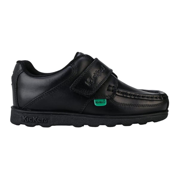 Kickers Boys Fragma Lo Leather Straps Shoes