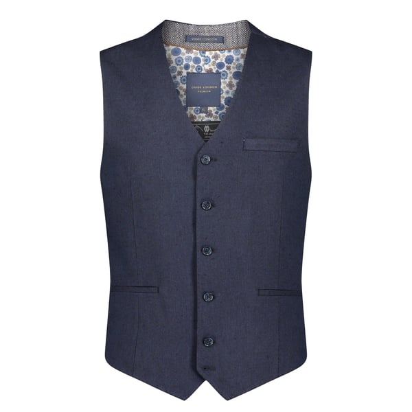 Guide London Mens Italian Cotton Blend Waistcoat Guide London Mens Italian Cotton Blend Waistcoat