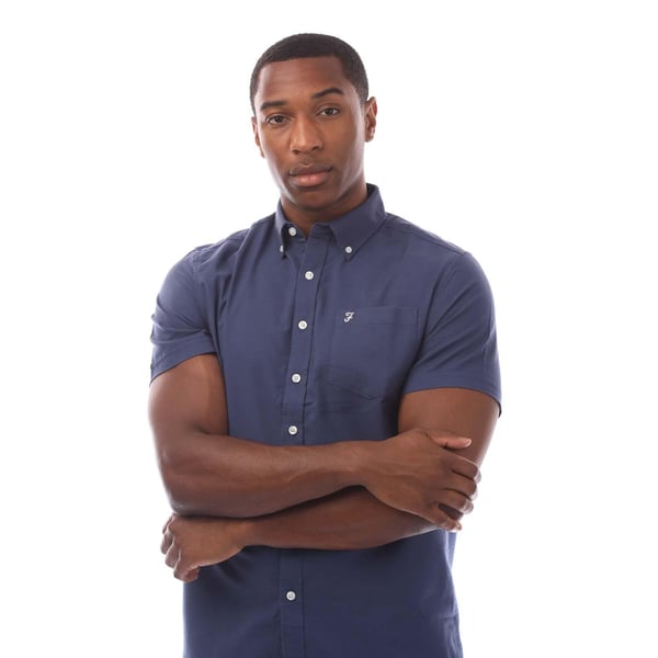 Farah Mens Drayton Short-Sleeved Shirt