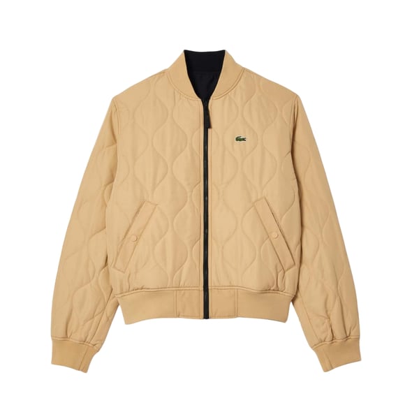 Lacoste Mens Water Repellent Padded Bomber Jacket