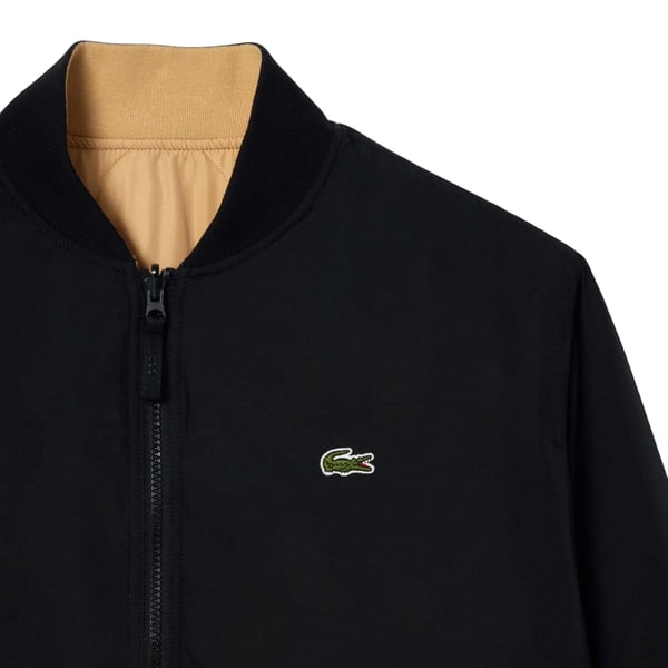 Lacoste Mens Water Repellent Padded Bomber Jacket