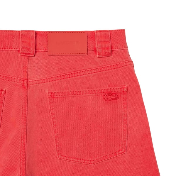 Lacoste Womens/Ladies Bermuda Natural Dyed Long Shorts