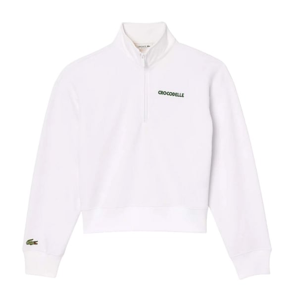 Lacoste Womens/Ladies Quarter Zip Relaxed Fit Sweatshirt