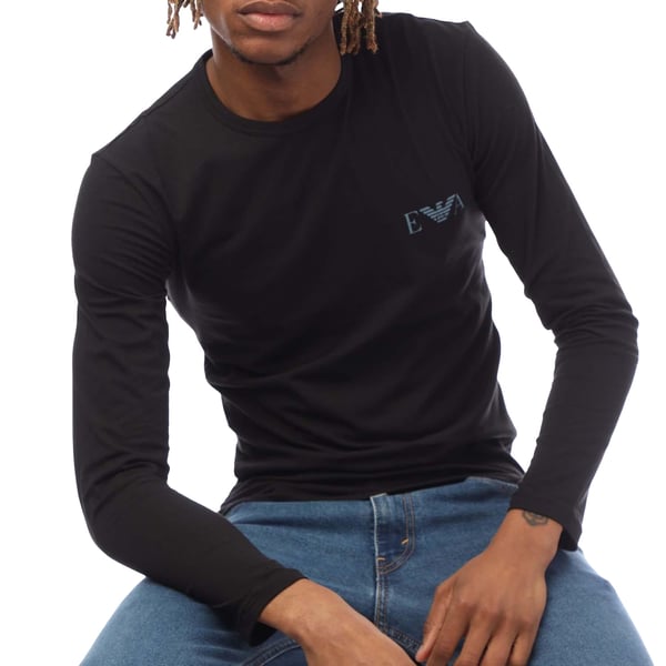 Emporio Armani Miesten Slim Pitkähihainen T-paita