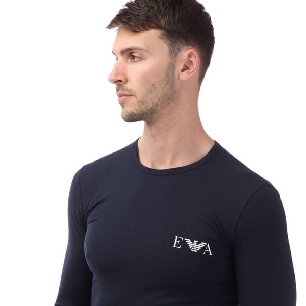 Emporio Armani Miesten Slim Pitkähihainen T-paita