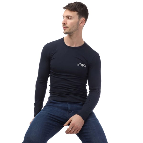 Emporio Armani Miesten Slim Pitkähihainen T-paita