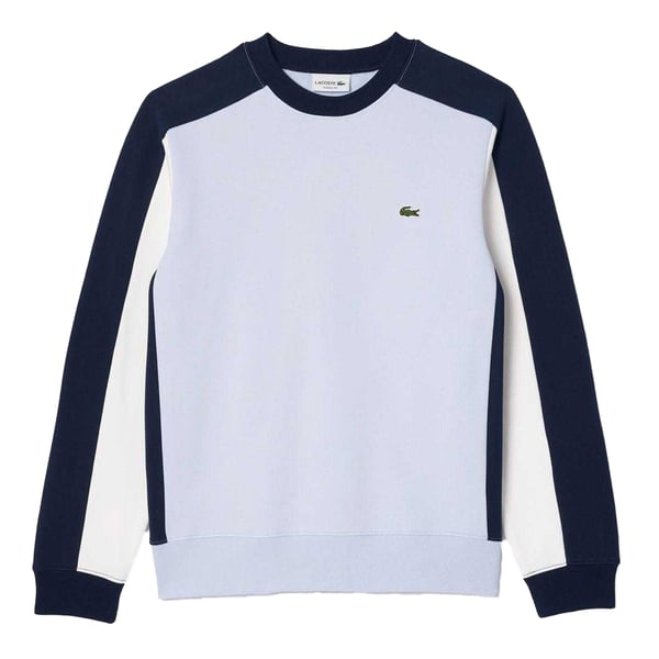 Lacoste Herr Tröja med Rund Hals och Färgblock