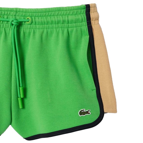 Lacoste Womens/Ladies Pique Contrast Panel Shorts