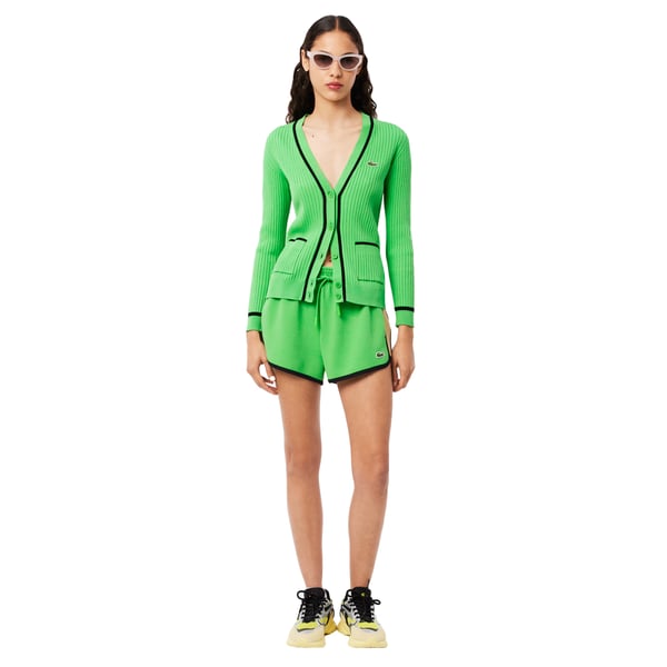 Lacoste Womens/Ladies Pique Contrast Panel Shorts
