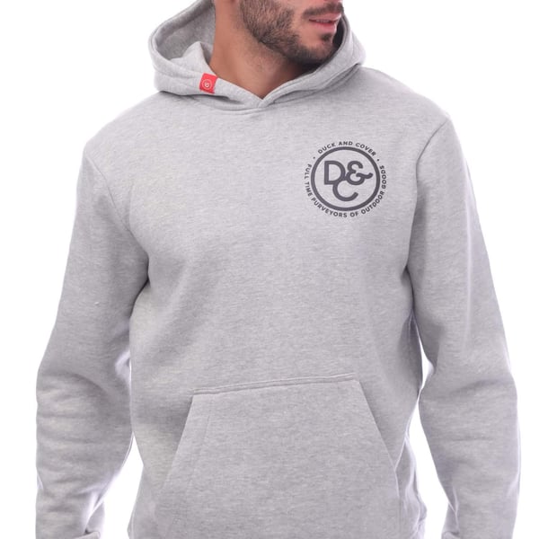 Duck and Cover Mens Macksony Graphic Hoodie
