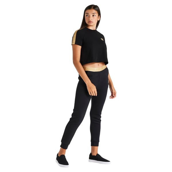 SikSilk Girls Metallic Taped Raglan T-Shirt