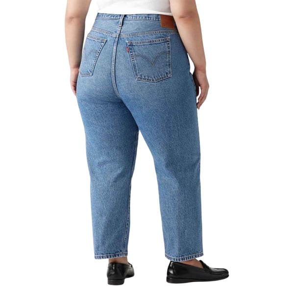 Levis Womens/Ladies 501 Plus Original Cropped Jeans