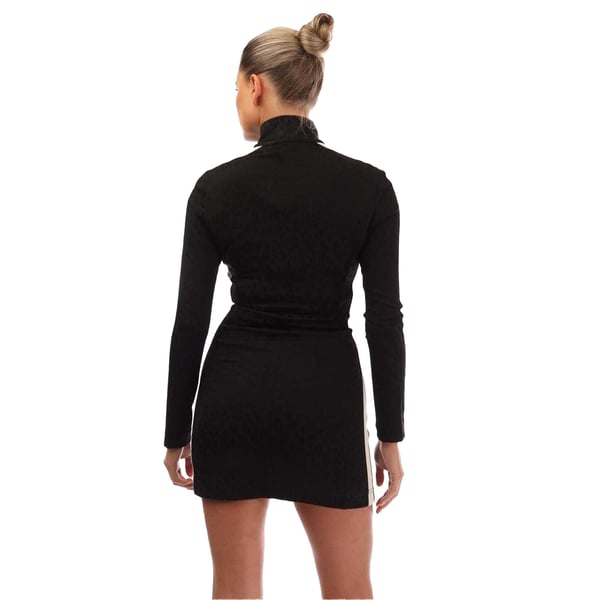 Palm Angels Naisten Leopardi Jacquard Minimekko
