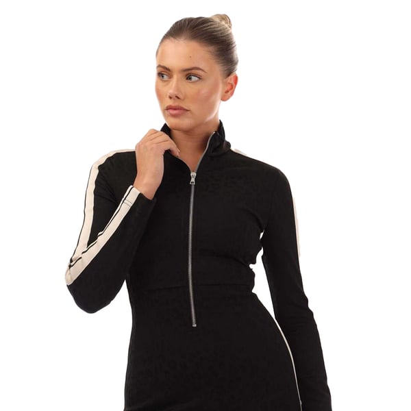 Palm Angels Naisten Leopardi Jacquard Minimekko