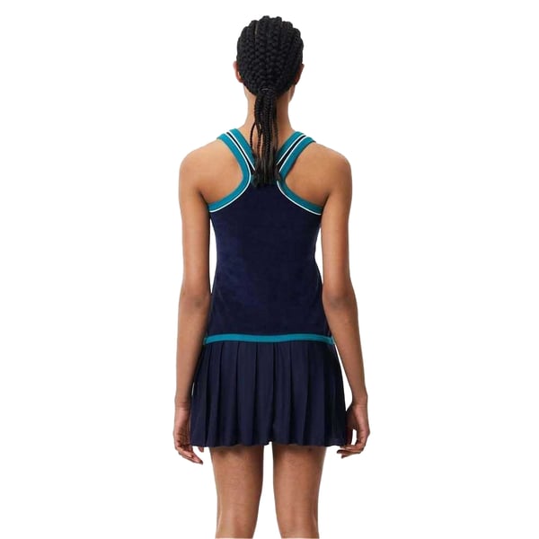 Lacoste Womens/Ladies French Terry Cross Back Slim Dress