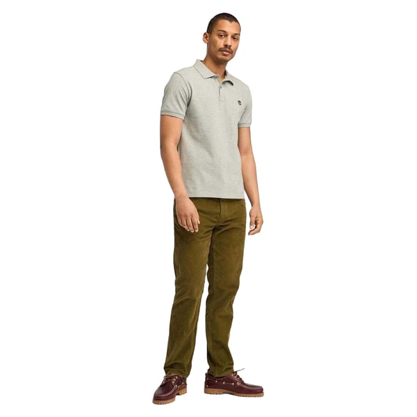Timberland Mens Oyster River Logo Short-Sleeved Polo Shirt
