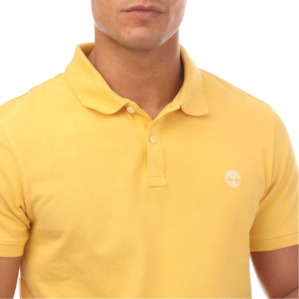 Timberland Mens Oyster River Logo Short-Sleeved Polo Shirt