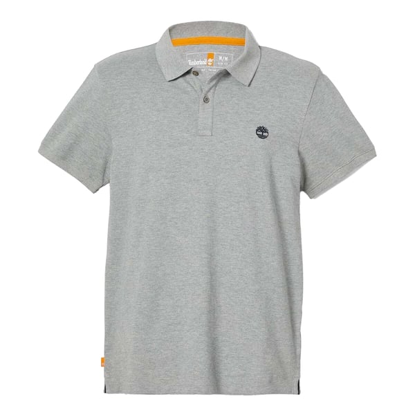 Timberland Mens Oyster River Logo Short-Sleeved Polo Shirt