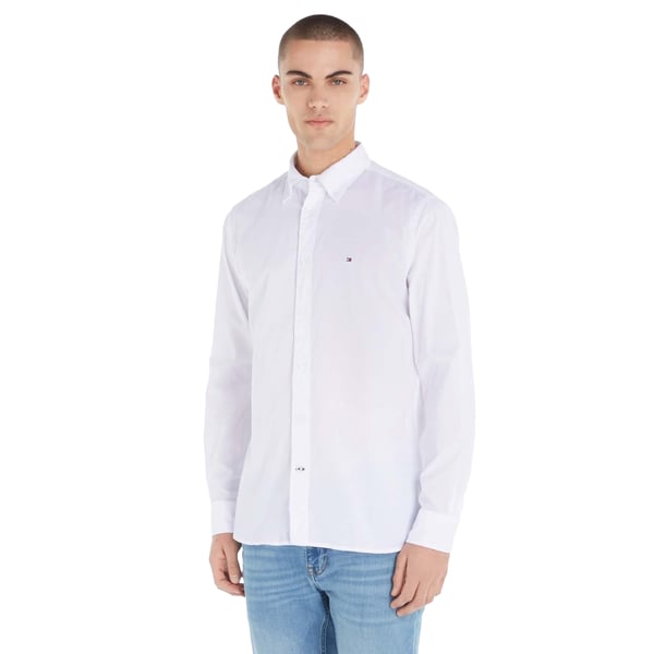 Tommy Hilfiger Mens Core Flex Poplin Shirt